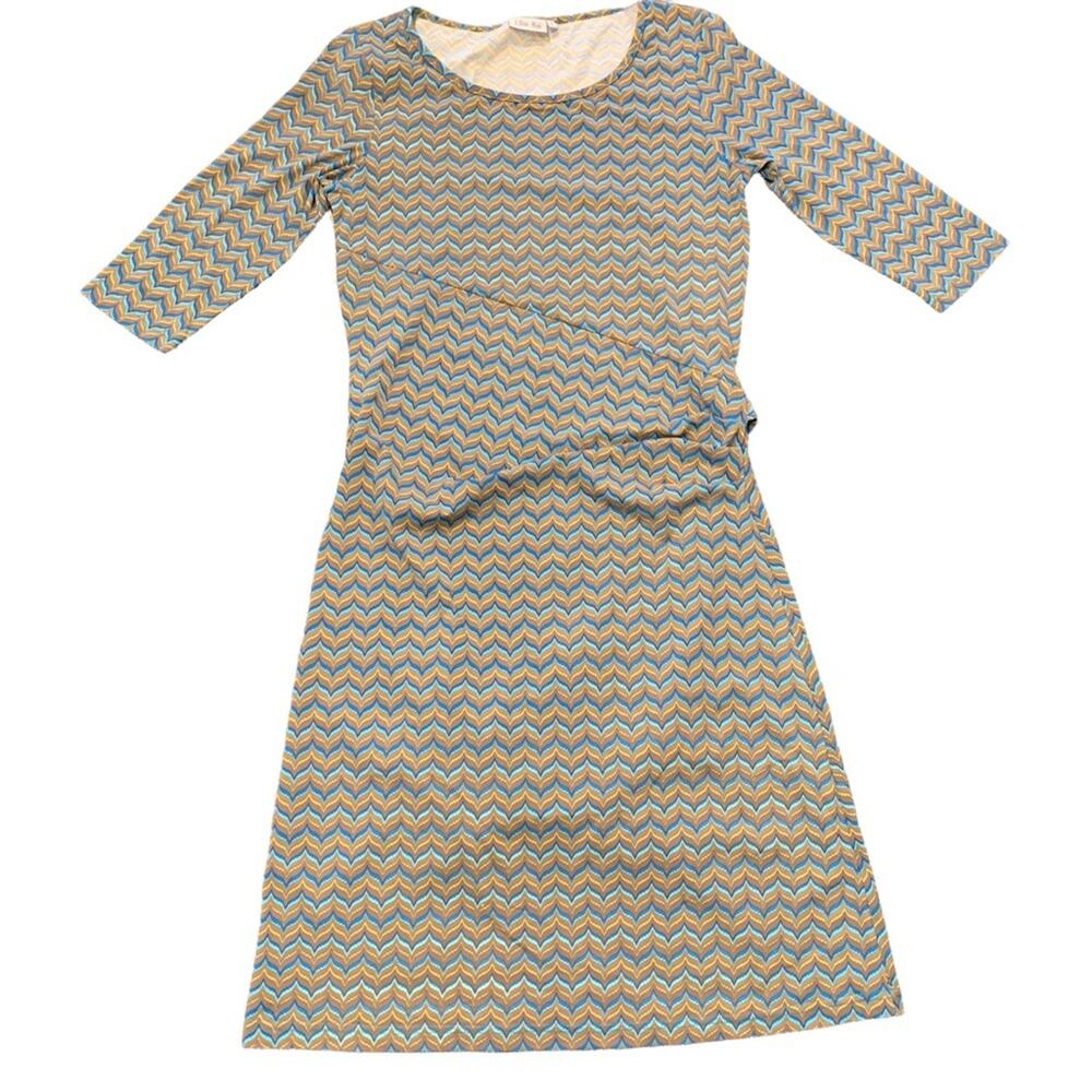 Ellie Kai Womens abstract chevrom pattern dress size 2